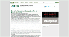 Desktop Screenshot of cbdd.org.br